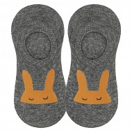 Подследники женские `SOCKS` RABBIT gray р-р единый