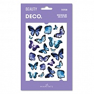 Татуировка для тела `DECO.` WATERCOLOR COLLECTION by Miami tattoos переводная (Butterfly)