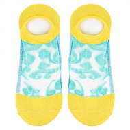 Носки женские `SOCKS` LACE Yellow, р-р единый