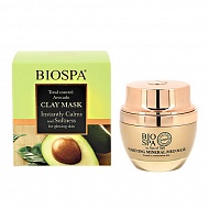 Маска для лица `SEA OF SPA` `BIOSPA` глиняная с грязью Мертвого моря и маслом авокадо (успокаивающая и для сияния кожи) 50 мл