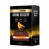Печенье глазированное `ATECH NUTRITION` CREME DESSERТ со вкусом апельсин 50 г