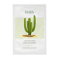 Маска для лица `GANGBLY` с экстрактом кактуса (увлажняющая) 30 мл