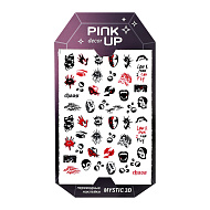 Наклейки для ногтей `PINK UP` `DECOR` MYSTIC COLLECTION 3D переводные тон 182