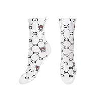 Носки `TRENDY LOOK` BEAR KNITTED (белые) one size