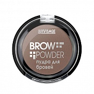 Пудра для бровей `LUXVISAGE` BROW POWDER тон 3 grey taupe