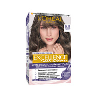 Крем-краска для волос `LOREAL` `EXCELLENCE` COOL CREME тон 6.11 (Темно - Русый)