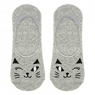 Подследники женские `SOCKS` CAT серые р-р единый