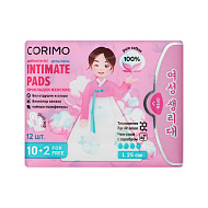 Прокладки гигиенические `CORIMO` L 12 шт