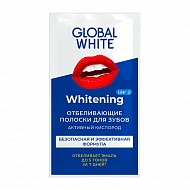 Полоски для зубов отбеливающие `GLOBAL WHITE` 1 пара