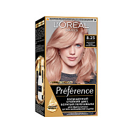 Краска для волос `LOREAL` `PREFERENCE` тон 8.23 Светло-русый розово-перламутровый