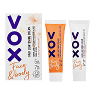 Крем для обесцвечивания волос `VOX` для лица и тела 2x50 мл