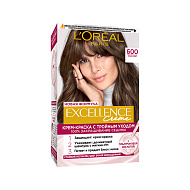 Крем-краска для волос `LOREAL` `EXCELLENCE` тон 600 Темно-русый