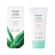 Солнцезащитный крем `DABO` успокаивающий с алоэ вера SPF50+ PA+++ 70 мл