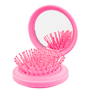Щетка для волос `LADY PINK` `FAVS` bright массажная мини круглая soft touch