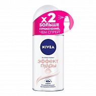 Део-ролл жен. `NIVEA` ЭФФЕКТ ПУДРЫ (антиперспирант) 50 мл