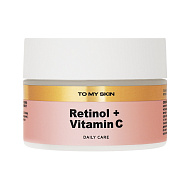 Крем для лица `TO MY SKIN` DAILY CARE восстанавливающий с ретинолом и витамином C 50 мл