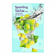 Маска для лица `PERIPERA` `SPARKLING` TOKTOK TIME с экстрактом винограда (увлажняющая) 18 г