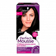Краска-мусс для волос `PERFECT MOUSSE` тон 200 (черный) 35 мл