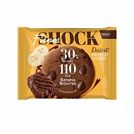 Печенье неглазированное `FITNES SHOCK` Банановый брауни 35 г