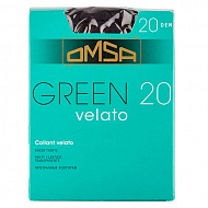 Колготки женские в коробочке `OMSA` GREEN 20 den (Nero) р-р 3