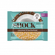 Печенье неглазированное `FITNES SHOCK` CRISPY Кокос-гречка 30 г