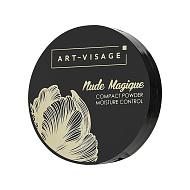 Пудра для лица `ART-VISAGE` NUDE MAGIQUE компактная для сухой и нормальной кожи тон 113 Розовый беж