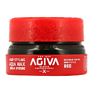 Воск для укладки волос `AGIVA` Aqua Mega Strong-Red 155 мл