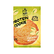 Печенье неглазированное `FIT KIT` PROTEIN COOKIE со вкусом Фисташковый мусс 40 г