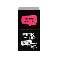 Светоотражающая база для ногтей UV/LED `PINK UP` `PRO` flashing base coat тон 22 10 мл