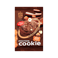 Печенье неглазированное `FIT KIT` PROTEIN COOKIE со вкусом Шоколад-фундук 40 г