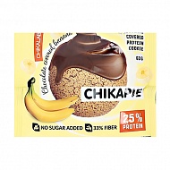 Печенье глазированное с начинкой `CHIKALAB` CHIKAPIE Банан в шоколаде 60 г