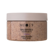 Скраб для тела `MIXIT` SPA RITUALS сахарно-солевой с ароматом амбры и бобов тонка 300 г