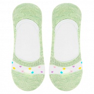 Носки женские `SOCKS` FUNKY DOTS Green, р-р единый