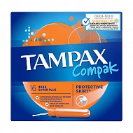 Тампоны с аппликатором `TAMPAX` COMPAK Super Plus 16 шт