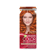 Краска для волос `GARNIER` `COLOR SENSATION` тон 7.40 (Янтарный ярко-рыжий)