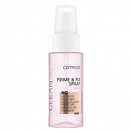 Спрей для лица `CATRICE` CLEAN ID PRIME & FIX SPRAY фиксирующий