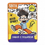 Набор `ВЛАД А4` SWEET BOX карамель леденцовая со вкусом колы с подарком 9 г