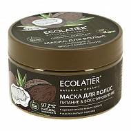 Маска для волос `ECOLATIER` ORGANIC COCONUT Питание & восстановление 250 мл