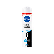 Део-спрей жен. `NIVEA` ЧЕРНОЕ И БЕЛОЕ Невидимый Pure (антиперспирант) 150 мл