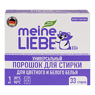 Концентрированный стиральный порошок `MEINE LIEBE` универсальный 1000 г