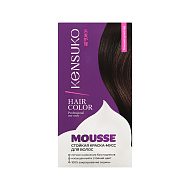 Краска-мусс для волос `KENSUKO` MOUSSE тон 3.3 Темный шоколад