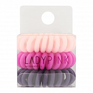 Набор резинок `LADY PINK` `BASIC` SLINKY box 3 шт