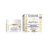 Крем для лица `EVELINE` ELIXIR OF YOUTH моделирующий овал лица с лифтинг эффектом 70+ 50 мл