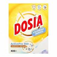 Порошок стиральный `DOSIA` Альпийская свежесть 400 гр