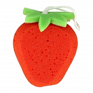 Губка для тела `DECO.` со шнурком (strawberry)