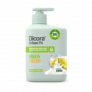 Мыло жидкое `DICORA URBAN FIT` Молоко и дыня 500 мл