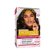 Крем-краска для волос `LOREAL` `EXCELLENCE` тон 400 Каштановый