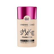 Крем тональный для лица `VIVIENNE SABO` SHAKE тон 02 с натуральным блюр эффектом
