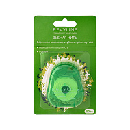 Нить зубная `REVYLINE` невощеная (зеленая) 50 м