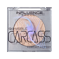 Пудра компактная для лица `INFLUENCE BEAUTY` SKINVISIBLE CARCASS тон 03